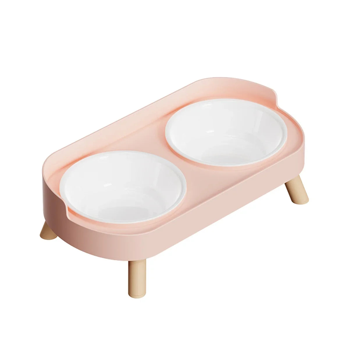 Cat Bowl Anti-knock Stainless Steel Double Bowl Cat Bowl Food Bowl Anti-splash Food Bowl Cat Water Bowl