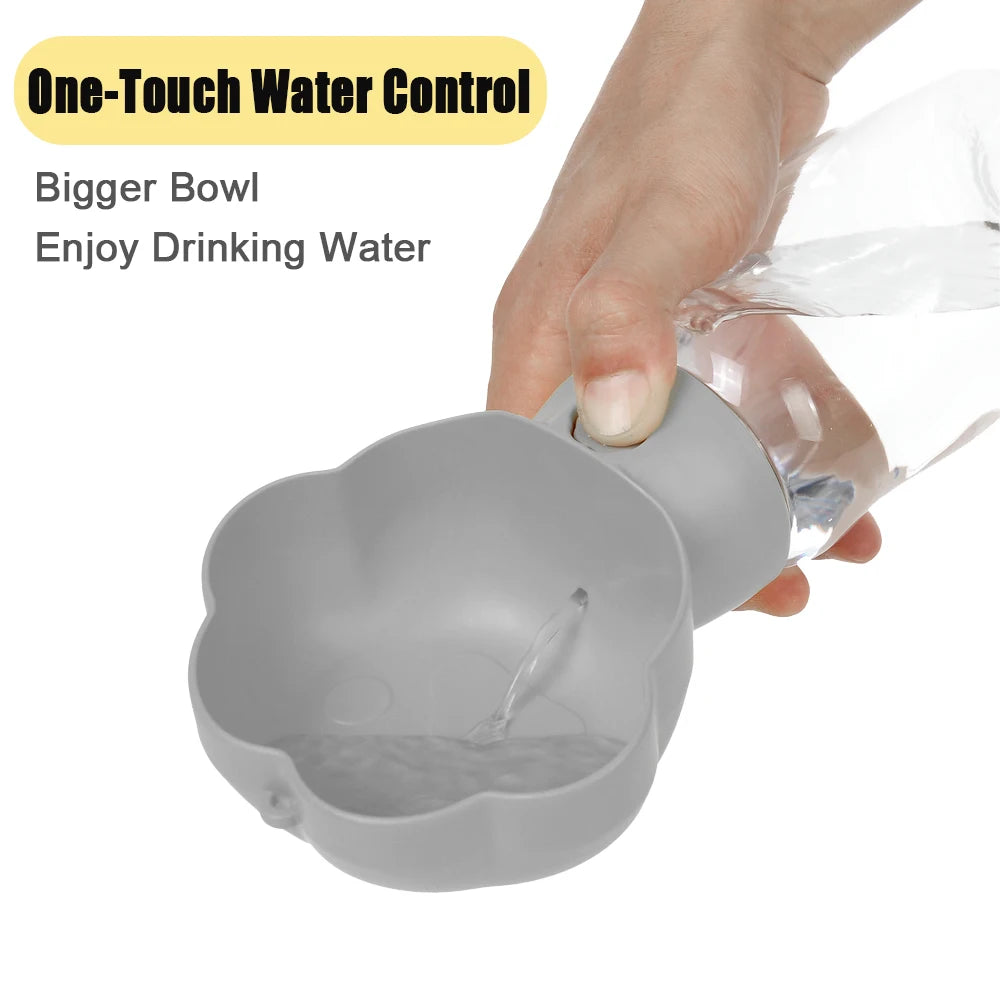 Large Dog Water Bottle For Small Big Dogs Portable Travel Pet Drinking Bottle Food and Water Container Puppy Cat Drinker Feeder