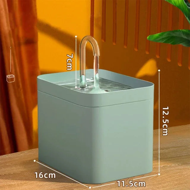 Cat Water Fountain Filter 1.5L Automatic USB Electric Silent Cat Drinking Bowl Pet Water Fountain Drinking Fountain Cat Water Fo
