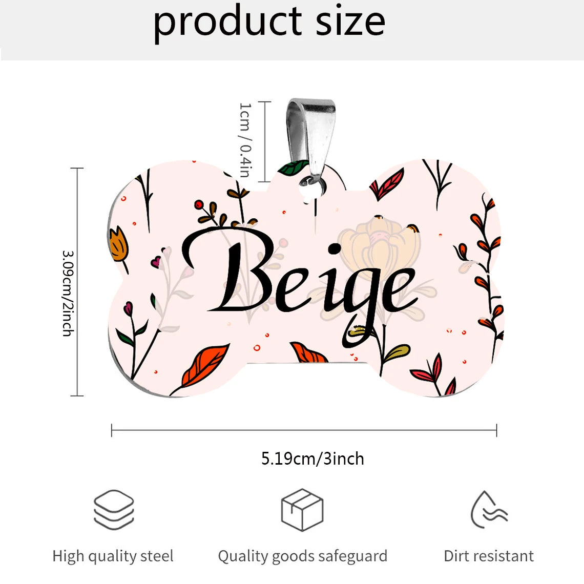 Romantic sun shine Custom Name and text Personalized Dog Tags Customized Dog Collar With Name For Puppy