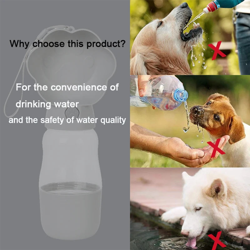Large Dog Water Bottle For Small Big Dogs Portable Travel Pet Drinking Bottle Food and Water Container Puppy Cat Drinker Feeder
