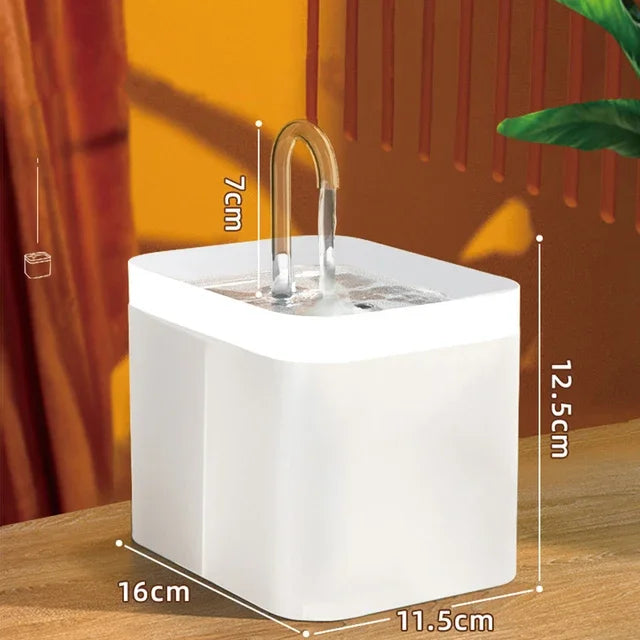 Cat Water Fountain Filter 1.5L Automatic USB Electric Silent Cat Drinking Bowl Pet Water Fountain Drinking Fountain Cat Water Fo